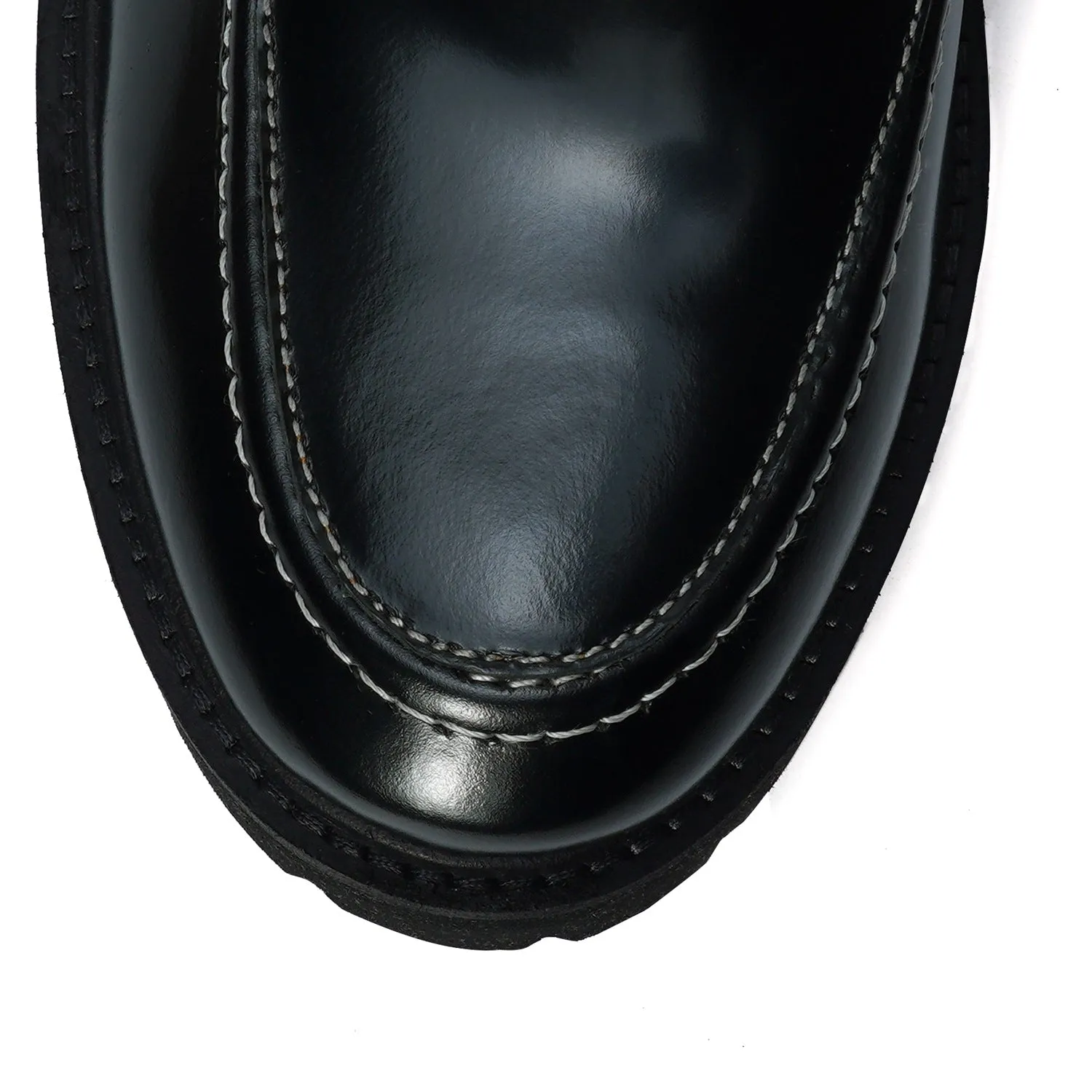 Light Weight Black Chunky Loafer