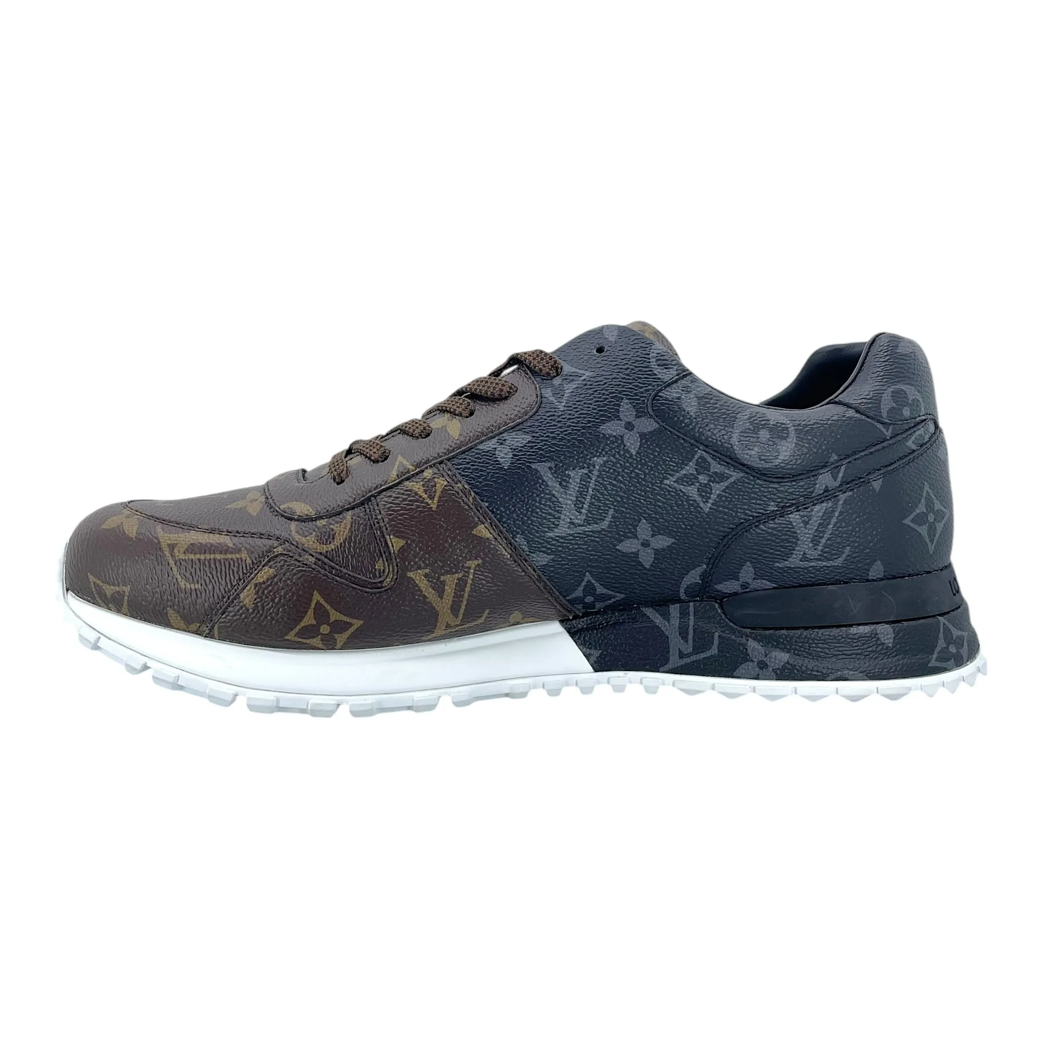 Louis Vuitton Run Away Sneaker Monogram Brown White Black