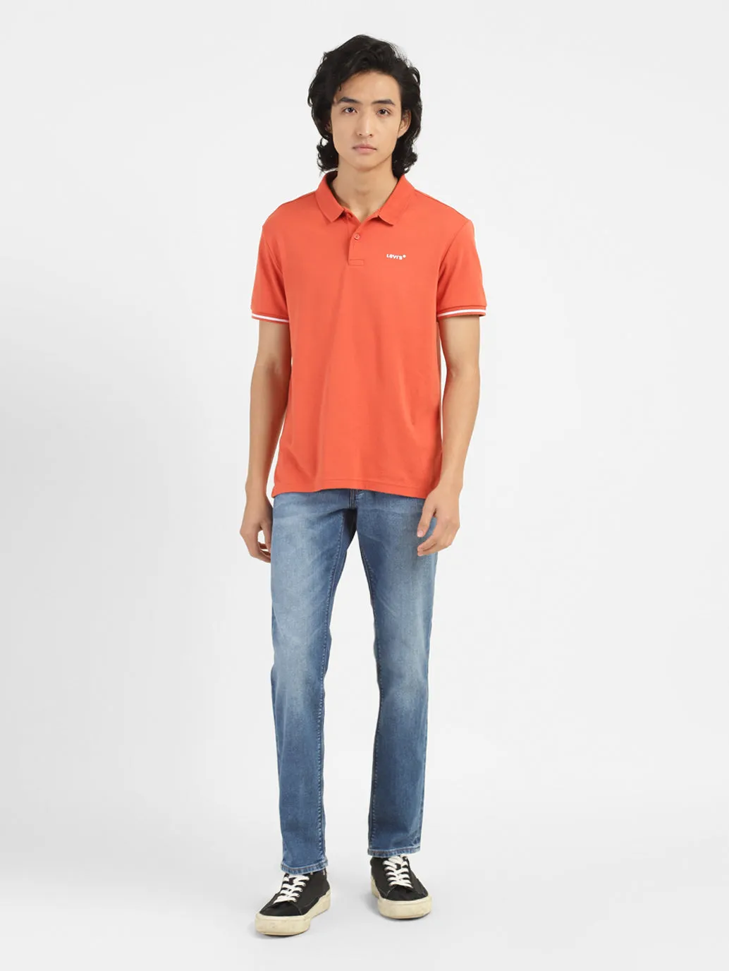 Men's Solid Polo T-shirt