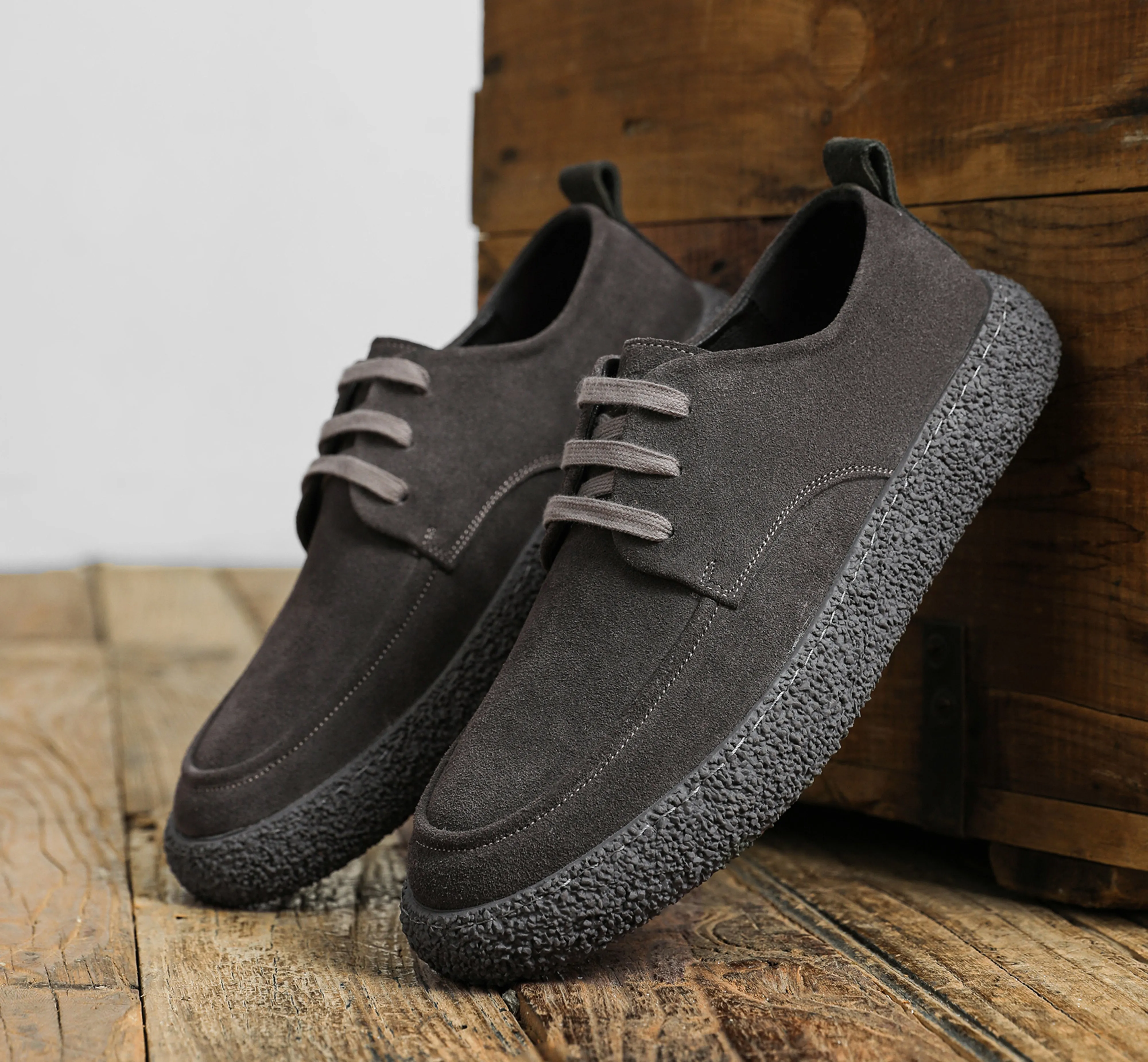 Men's Suede Sneakers Low Top