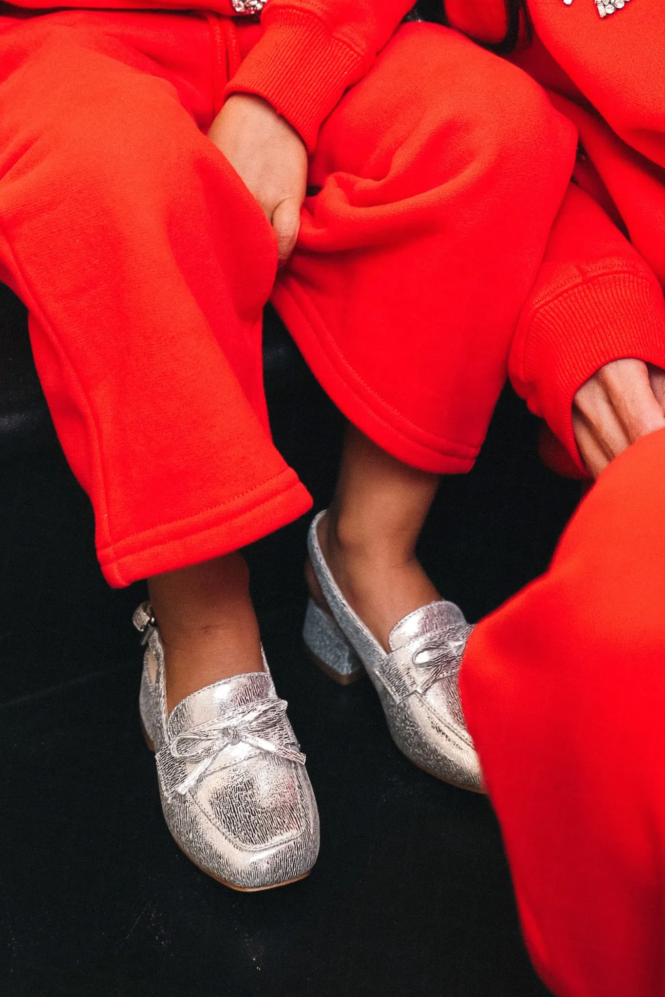 Mini Ivy Bow Loafer in Silver - FINAL SALE