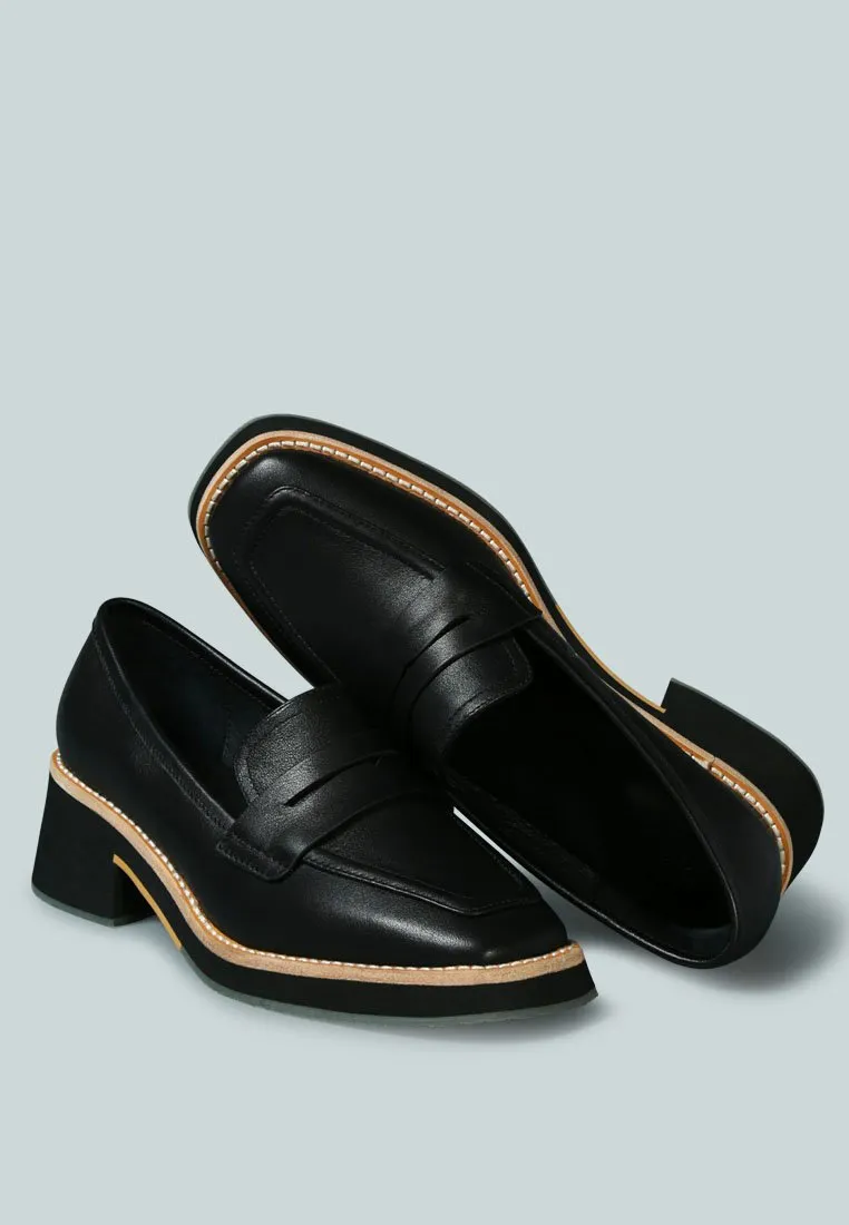 MOORE Lead lady Loafers in Black