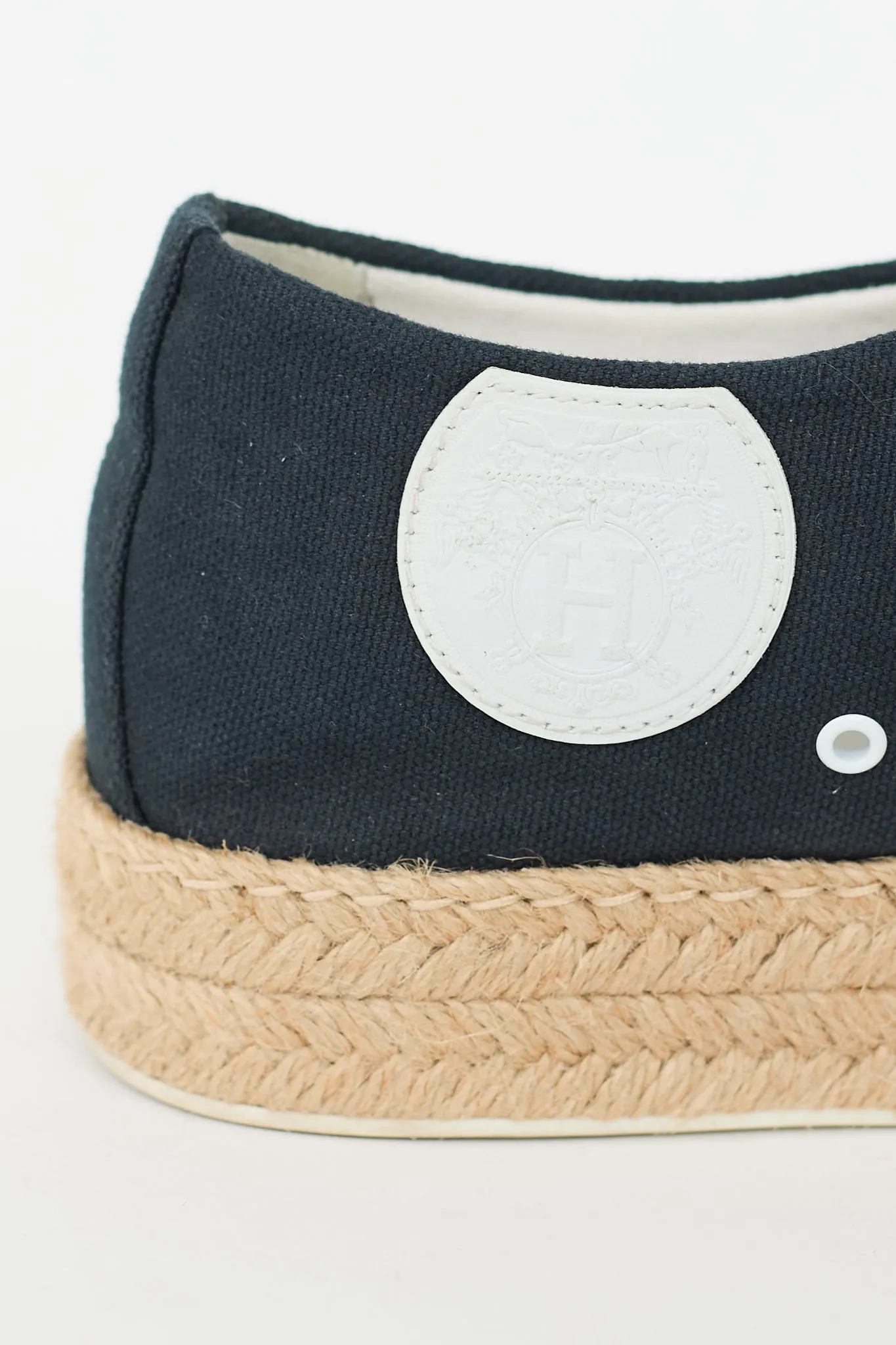 Navy Canvas Rosa Espadrille Platform Sneaker