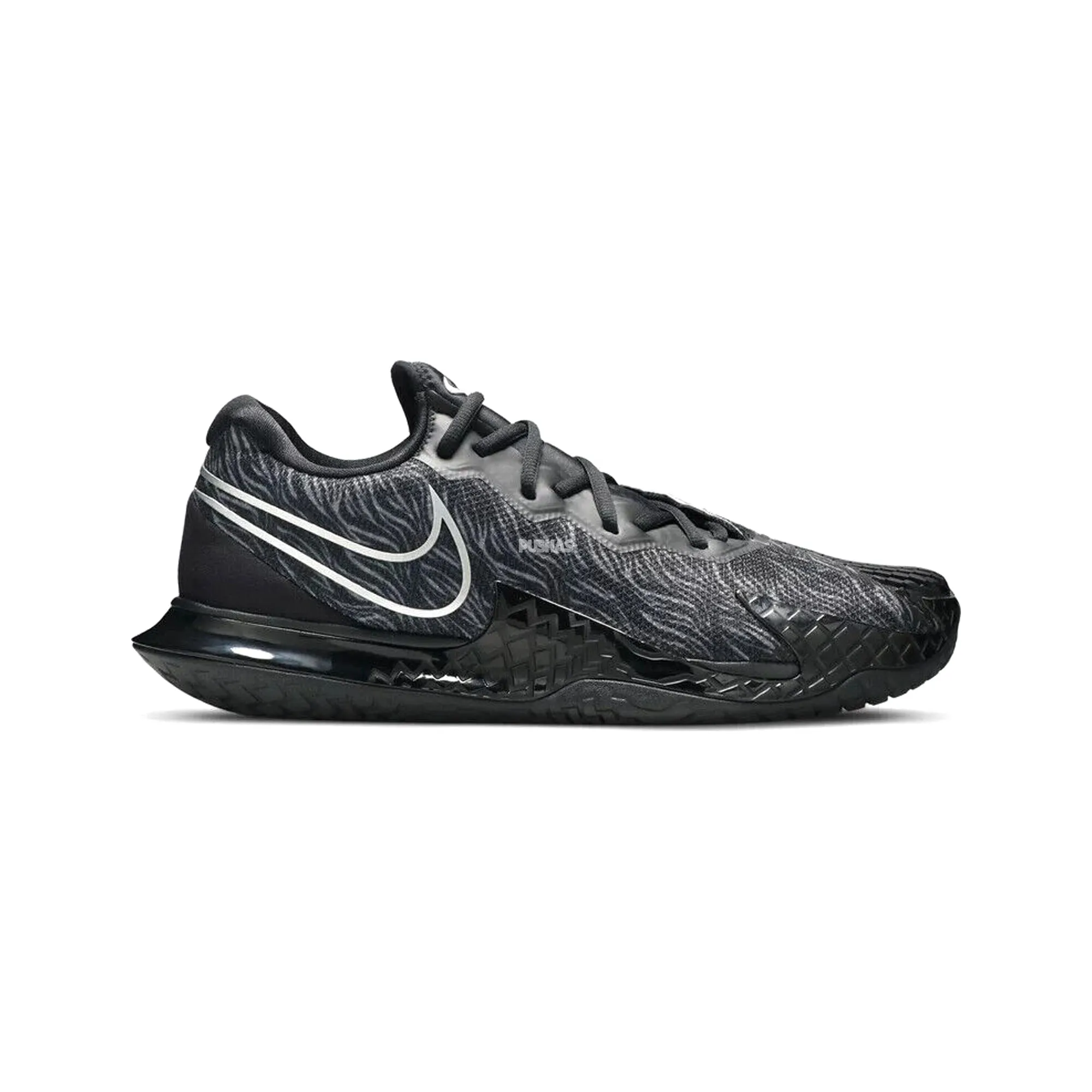 Nike Court Air Zoom Vapor Cage 4 HC Rafael Nadal 'Black / Metallic Silver' (2020)