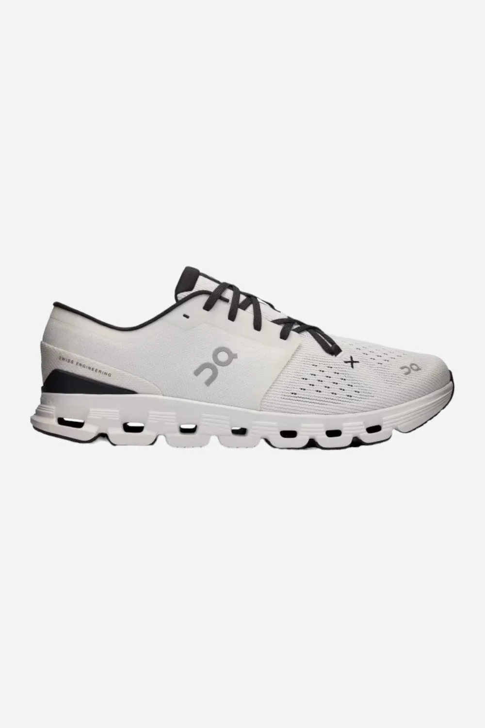 On Running Men's Cloud X 4 Sneakers in Ivory Black