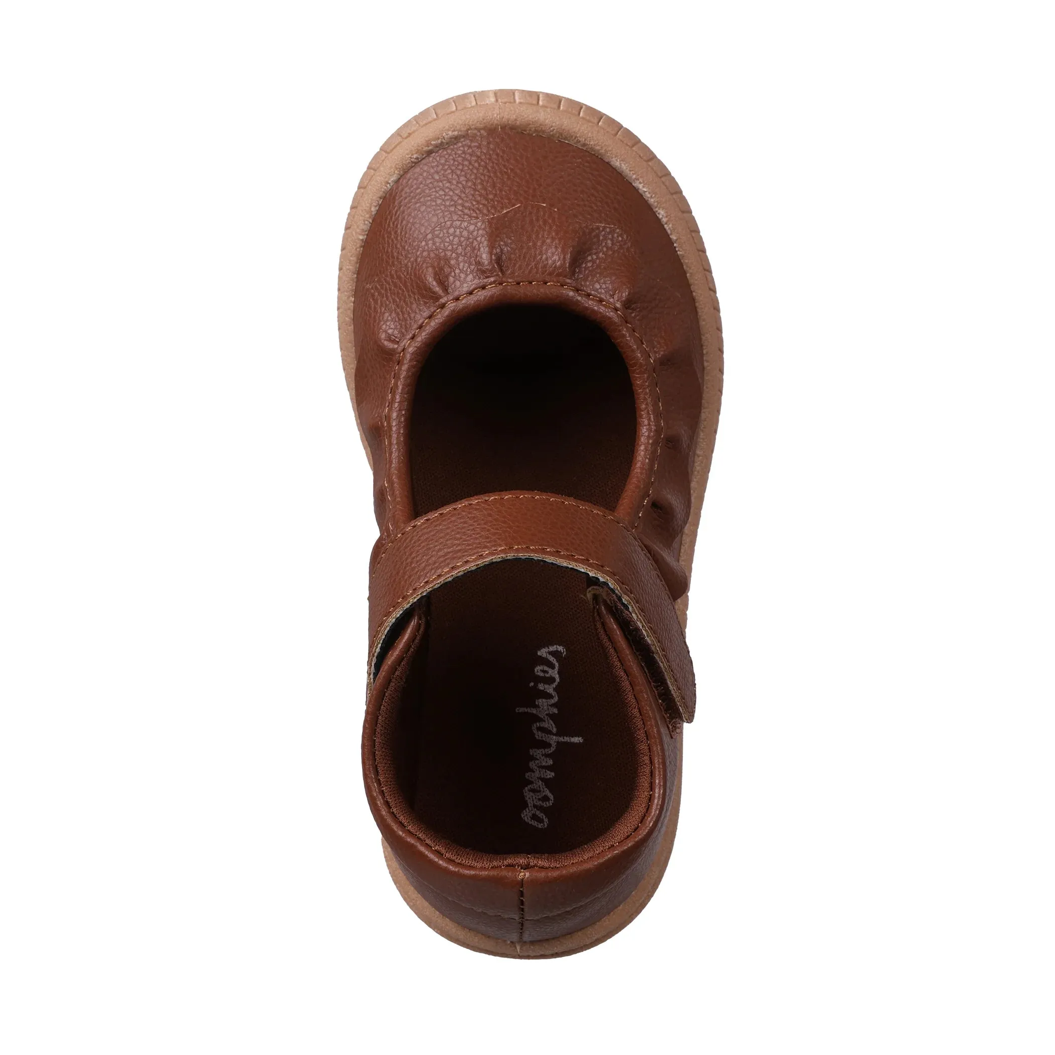 Oomphies Girls' (Sizes 5-3) Amina Mary Jane - Brown