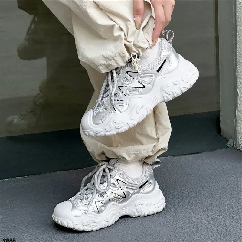 Perforated Trail Sneakers