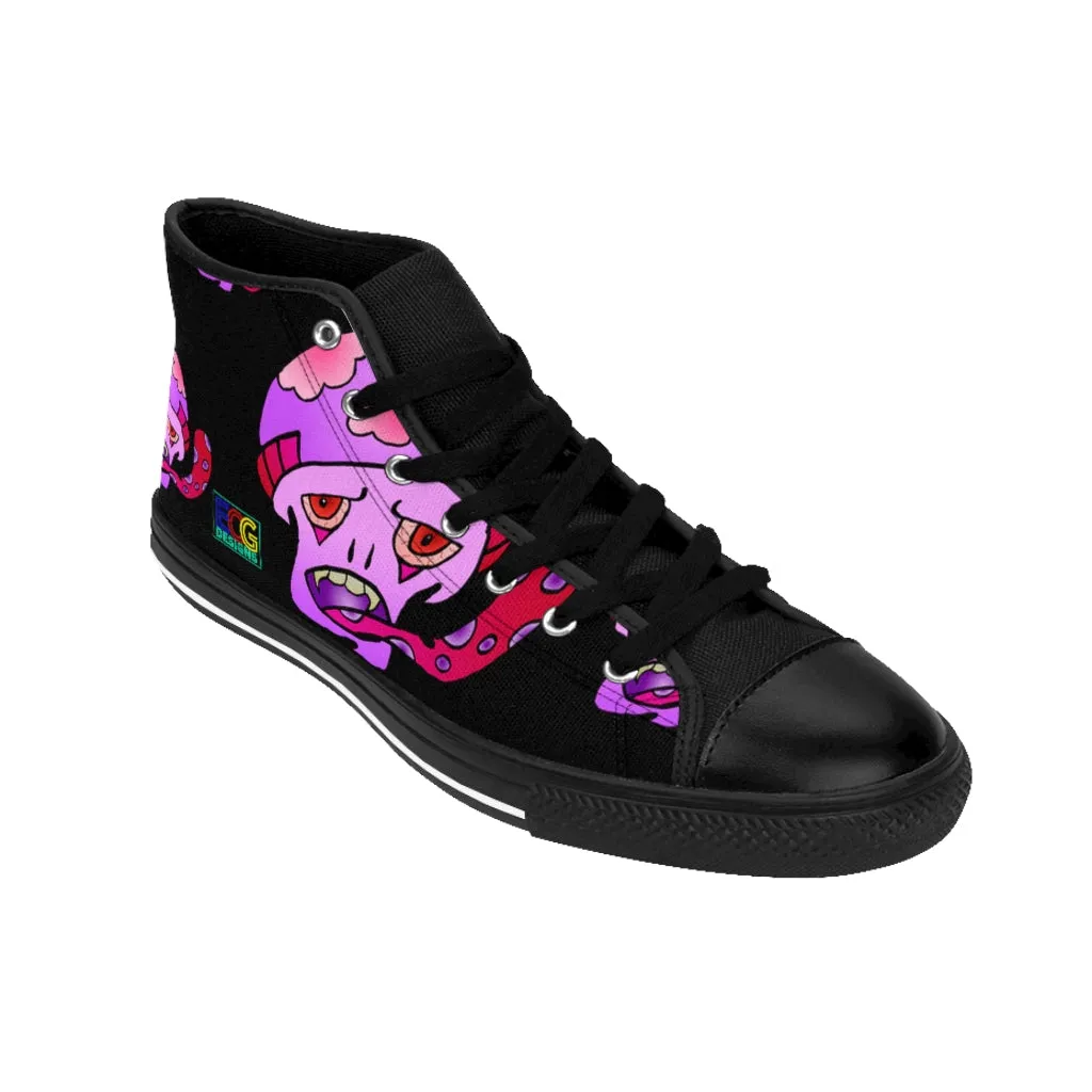 Pink Shroom Women's High-top Sneakers