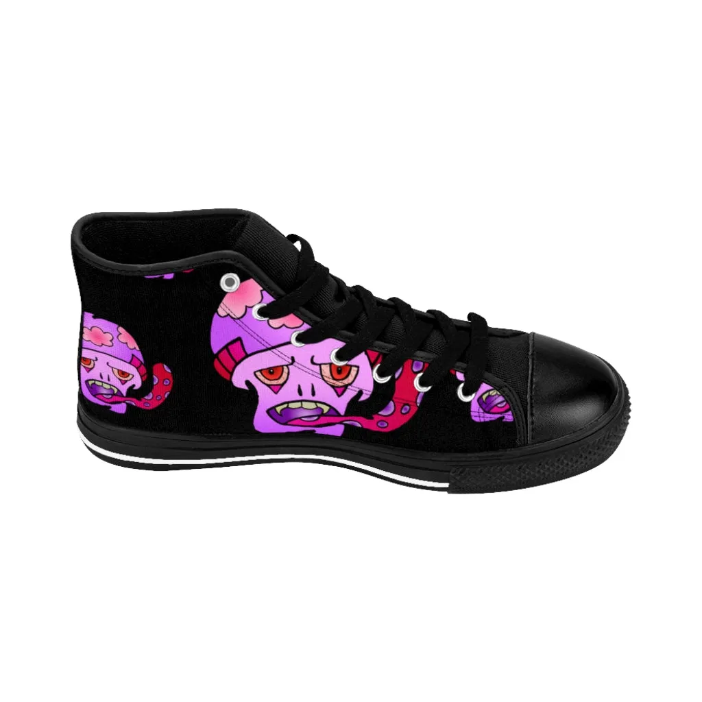 Pink Shroom Women's High-top Sneakers