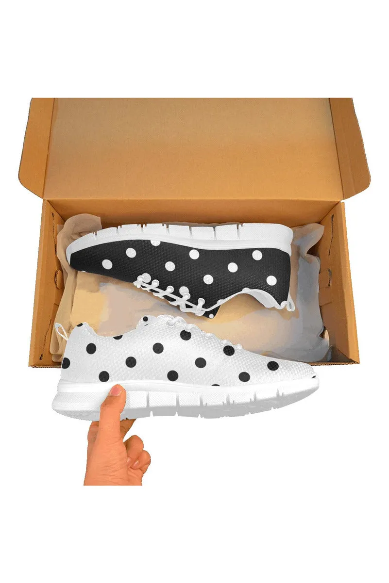 Polka Dot Women's Breathable Running Shoes