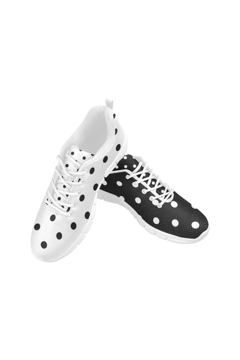 Polka Dot Women's Breathable Running Shoes