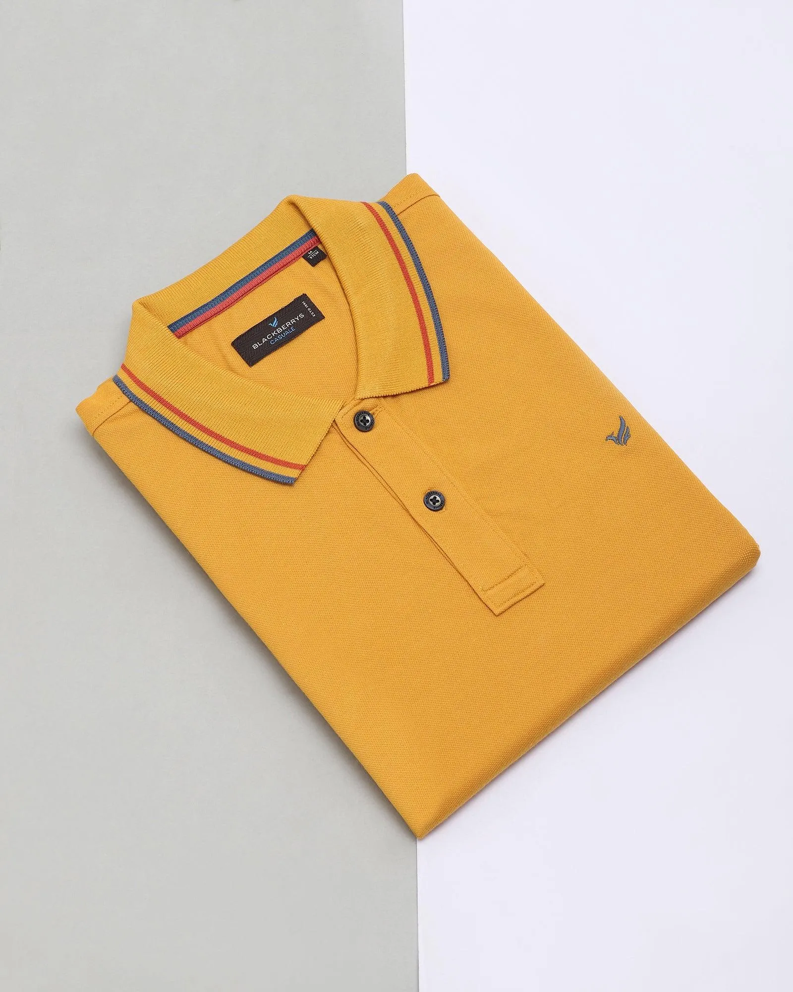 Polo Golden Solid T-Shirt - Aquarius