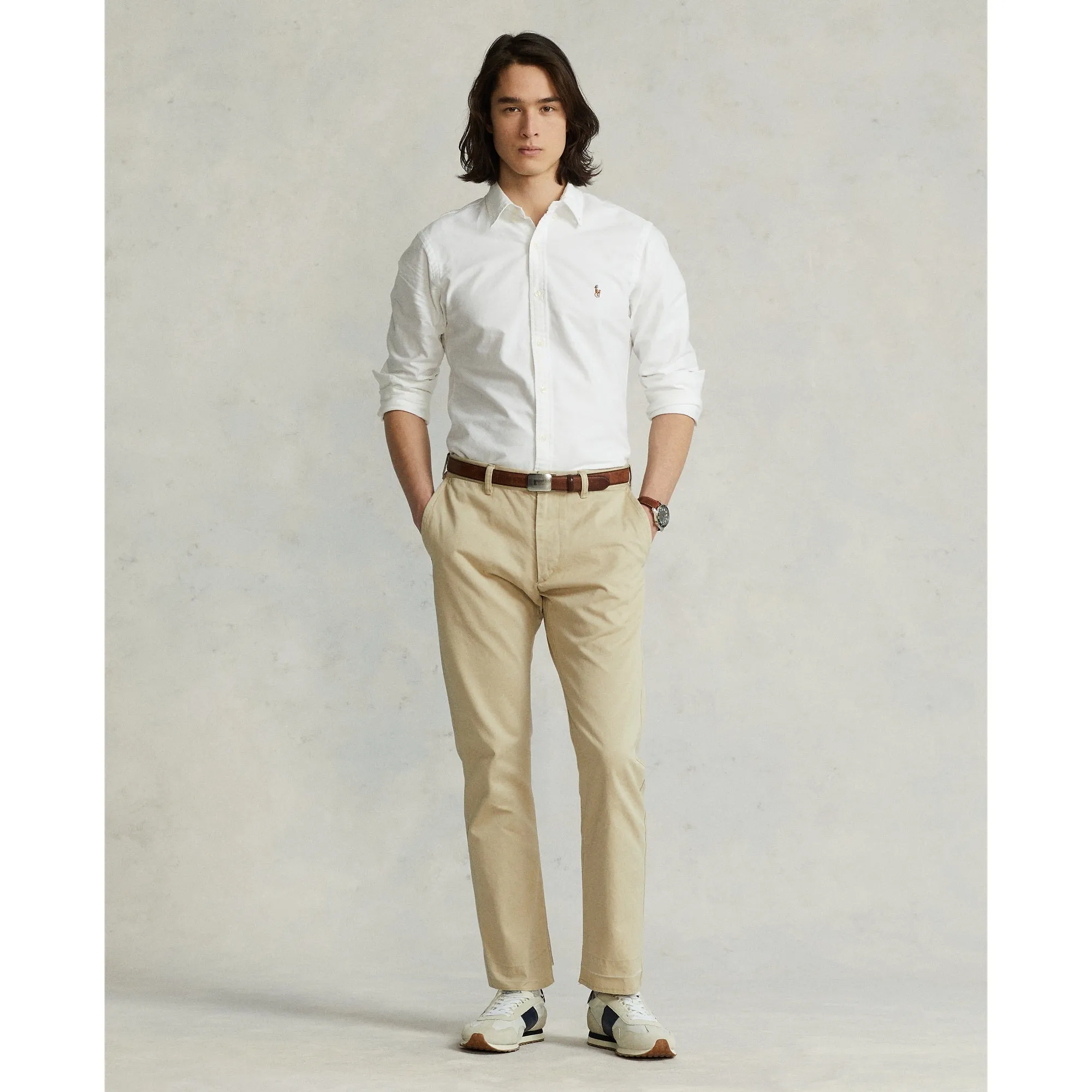 Polo Ralph Lauren Slim Fit Oxford Shirt - White