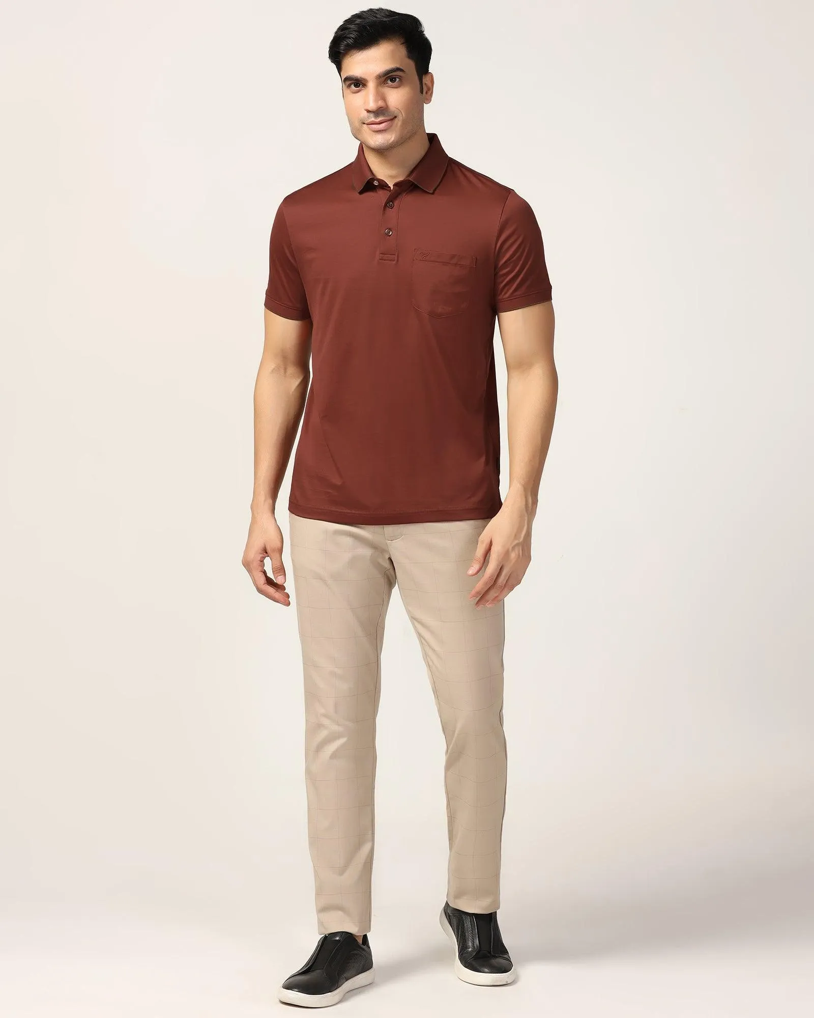 Polo Rust Solid T-Shirt - Ether