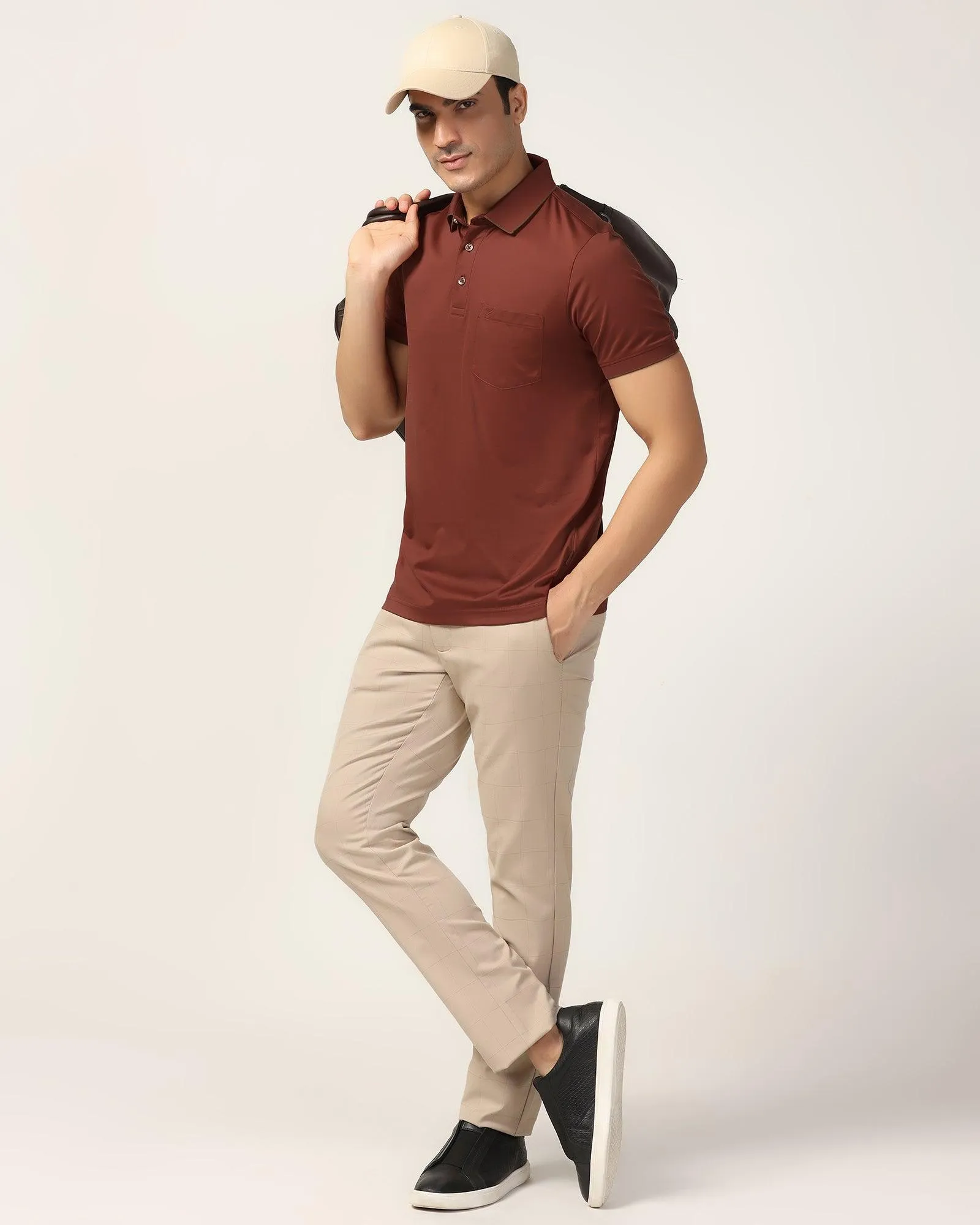 Polo Rust Solid T-Shirt - Ether