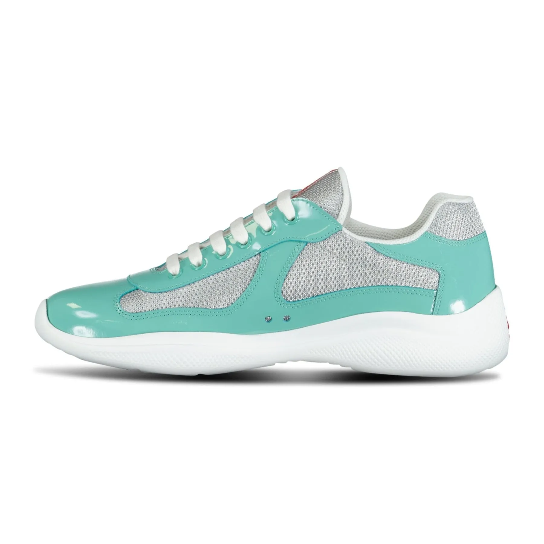 Prada Americas Cup Sneakers Patent Jade Green