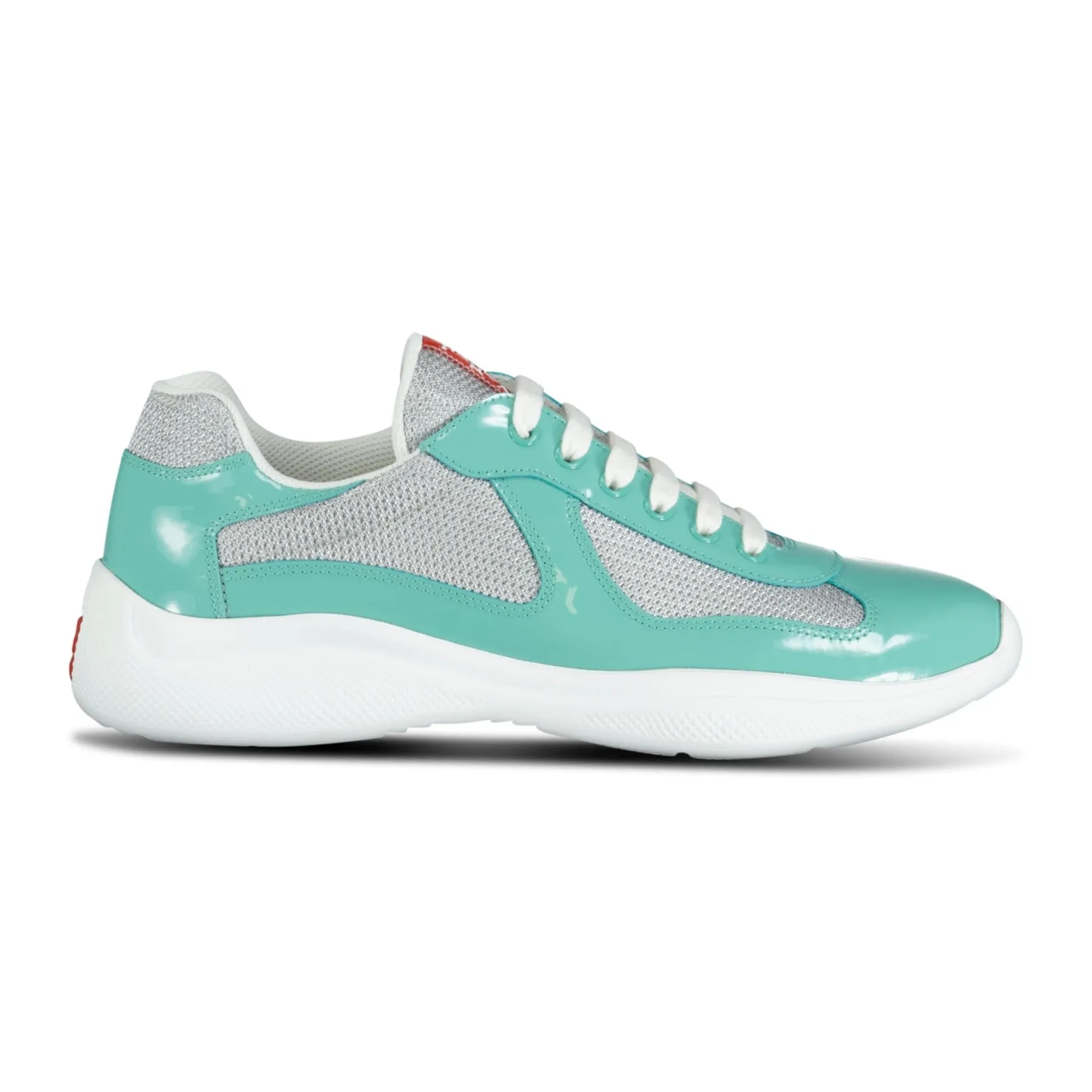 Prada Americas Cup Sneakers Patent Jade Green