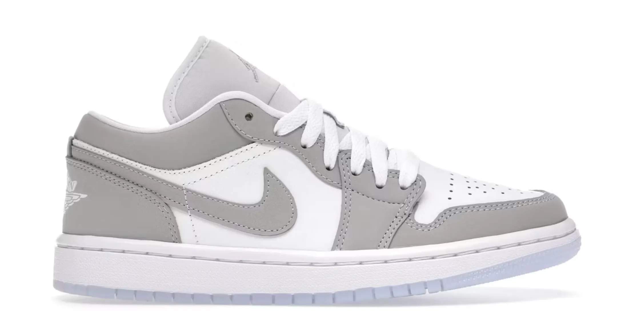 PRE LOVED - JORDAN 1 LOW WOLF GREY (WOMEN'S)