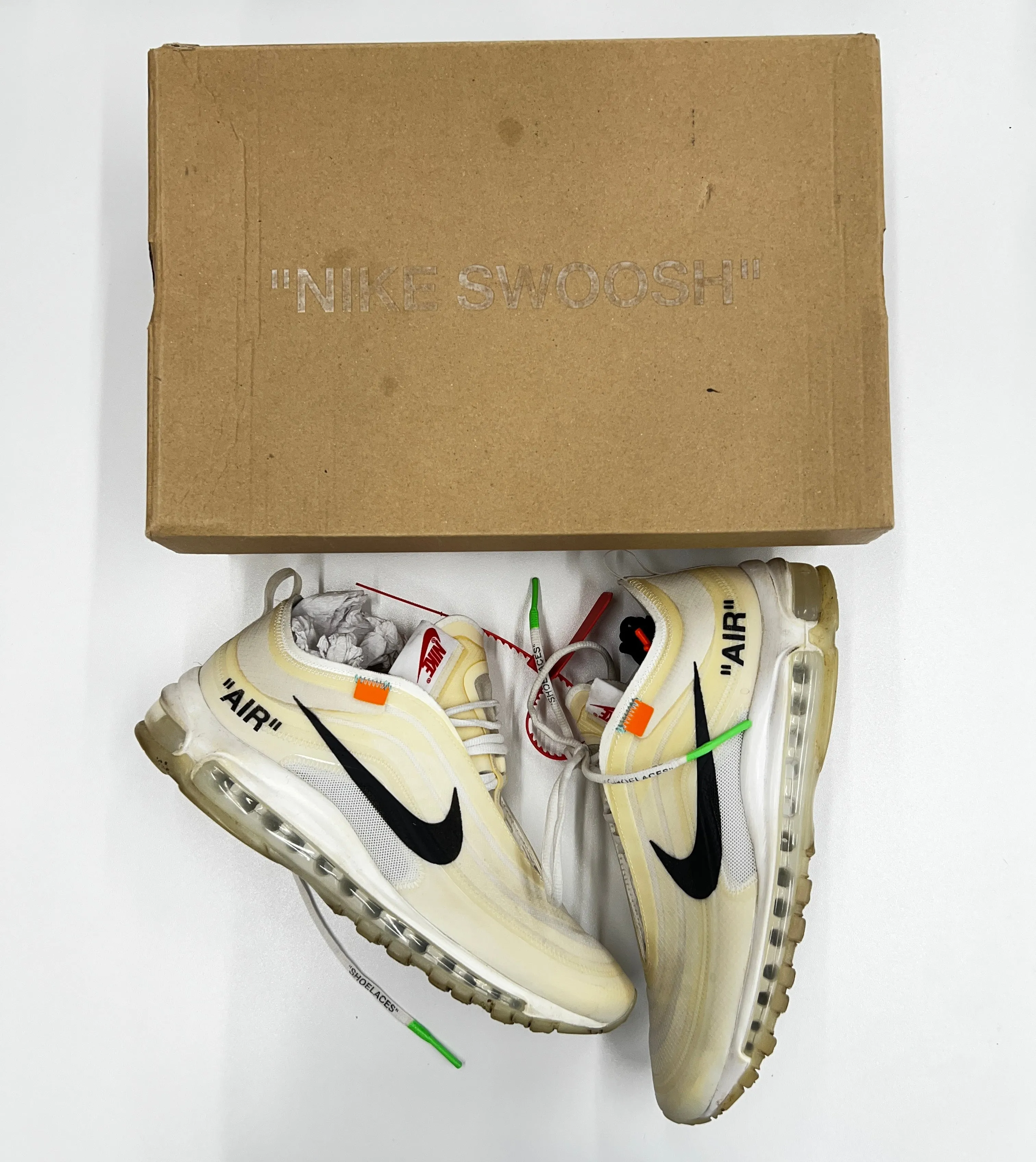 PRE LOVED - NIKE AIR MAX 97 OFF-WHITE