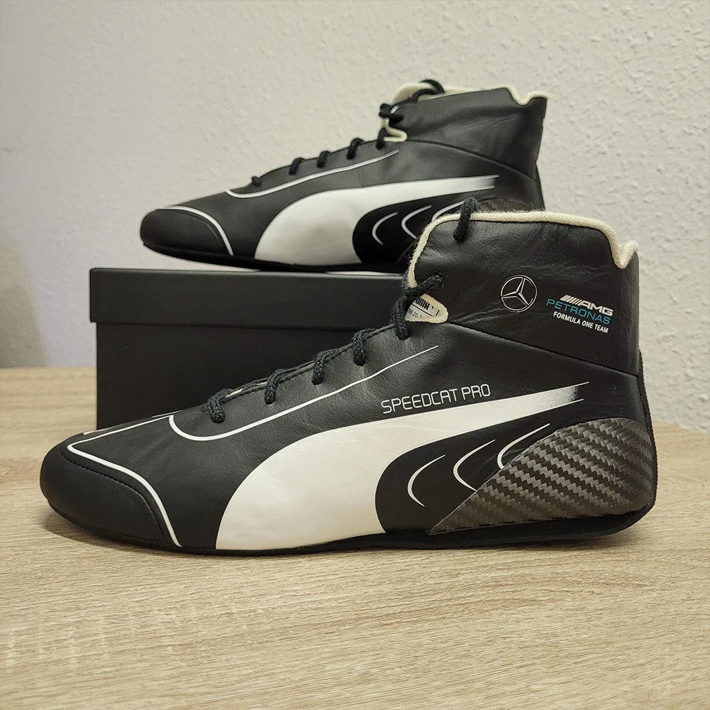 Puma Mercedes Speedcat Pro Replica Motorsport Shoes, Black, 2021