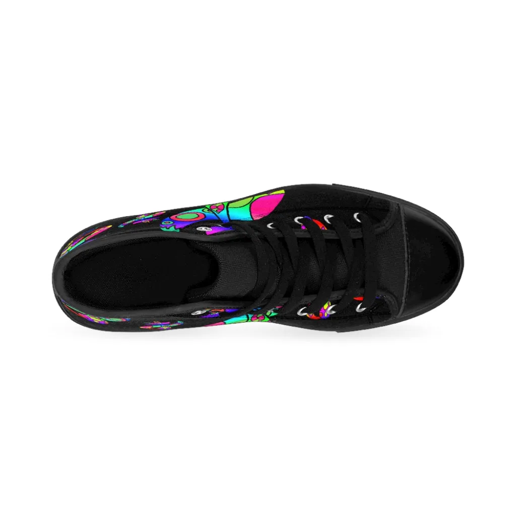 Rainbow Cat Women's High-top Sneakers