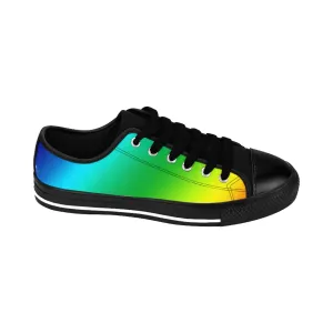 Rainbow Gay Pride Men's Sneakers, Colorful Gay Pride Best Low Top Designer Shoes For Men (US Size: 7-14)