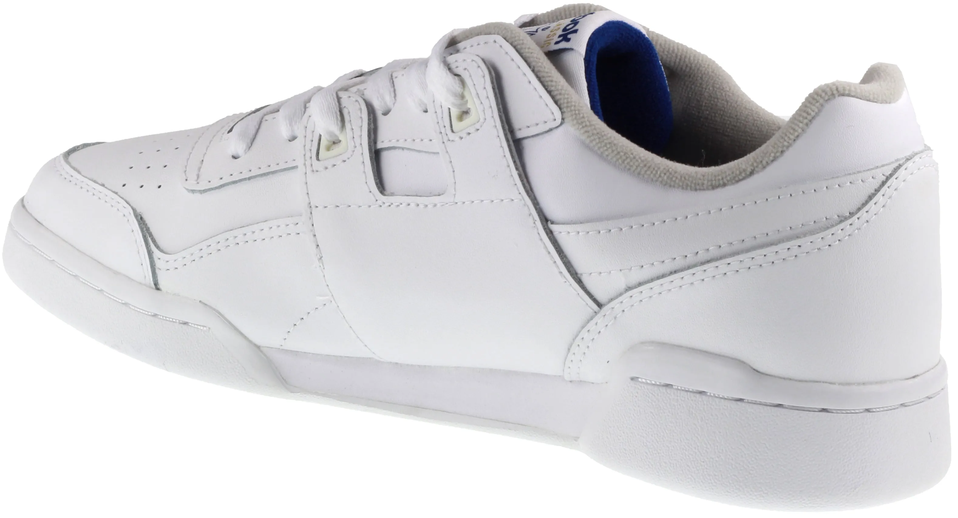 Reebok Trainers Mens Workout Plus White Royal