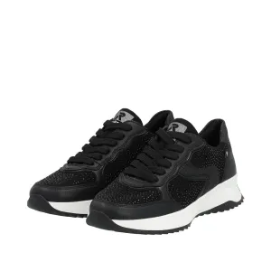 Rieker Evolution W1304-00 Rock Black Embellished Trainers