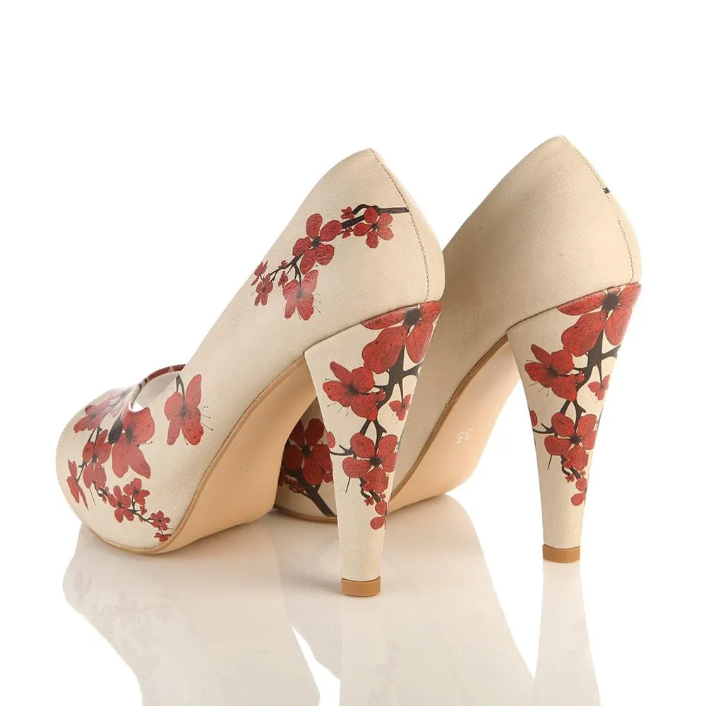 Sakura Heel Shoes PLT2043