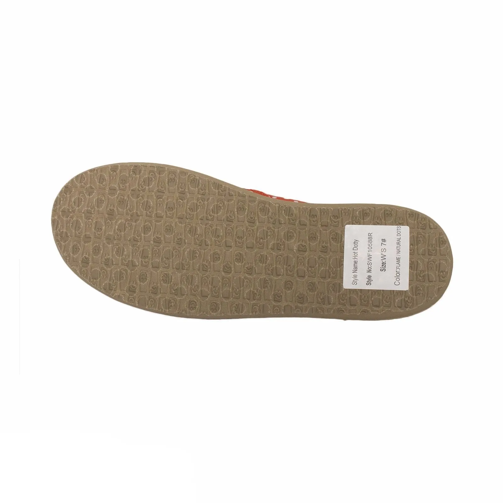 Sanuk Hot Dotty Flame / Natural Dots Shoes