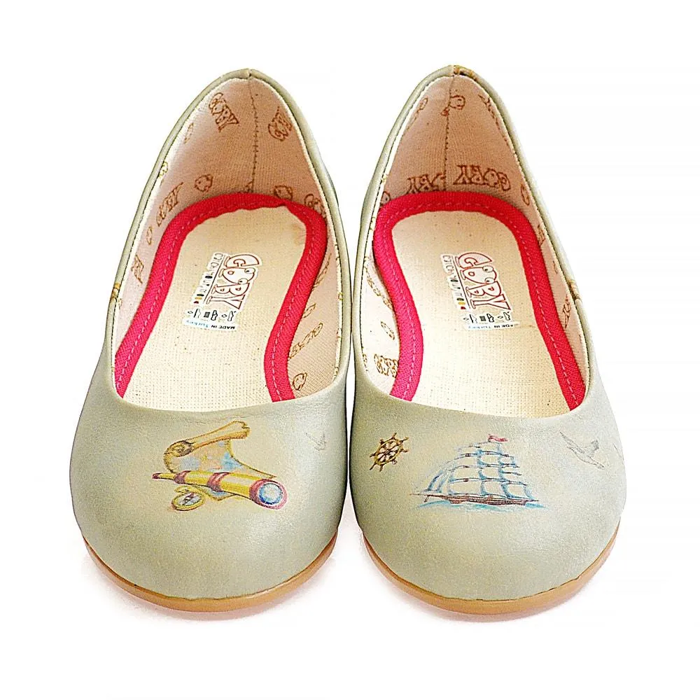 Ship and Travel Ballerinas Shoes 1082