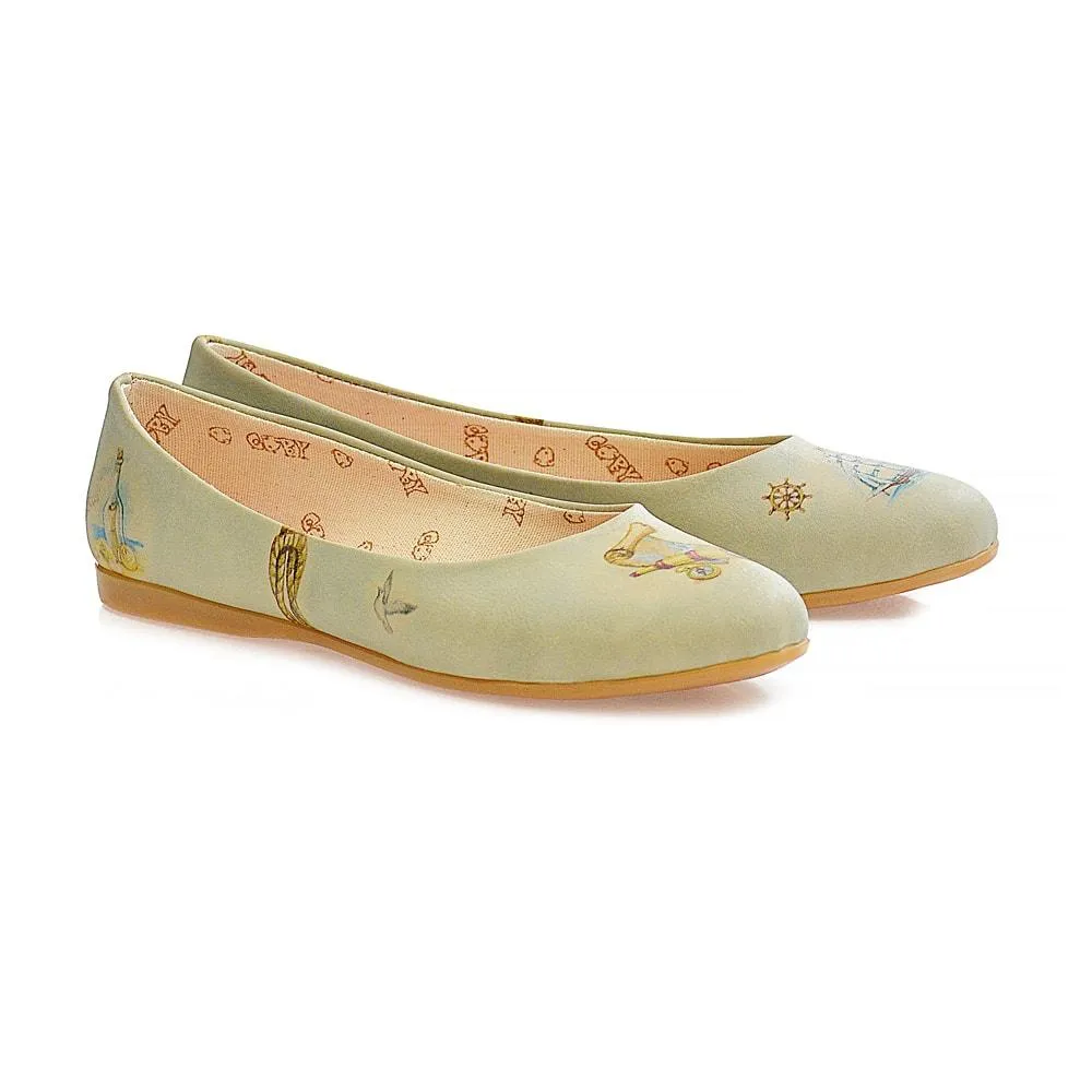 Ship and Travel Ballerinas Shoes 1082