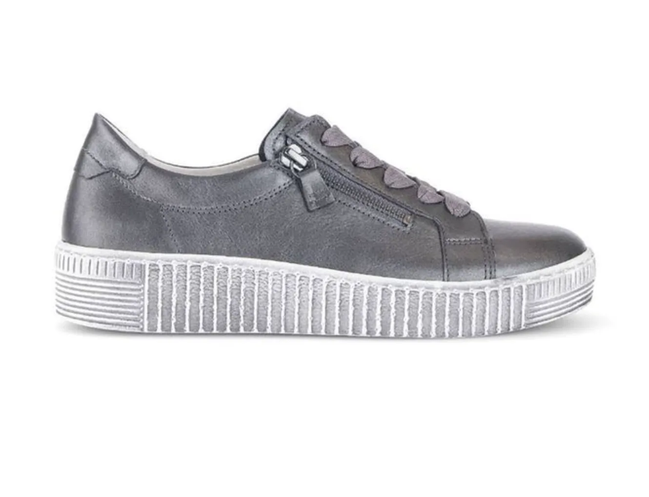 Smoky Quartz Zip Sneaker