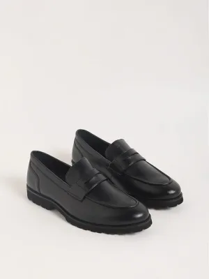 SOLEPLAY Black Chunky Loafers