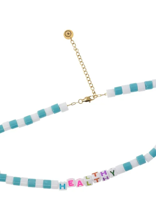 Sporty &amp; Rich   Healthy bead necklace 