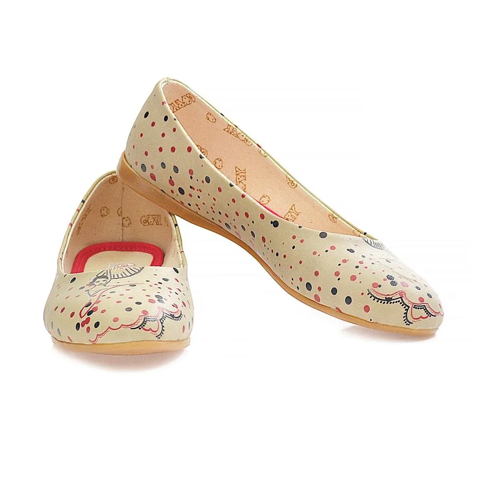 Spotted Dress Ballerinas Shoes 2020