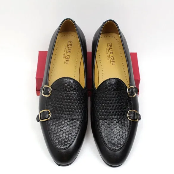 Suave Leather Monk Strap Wedding Loafers