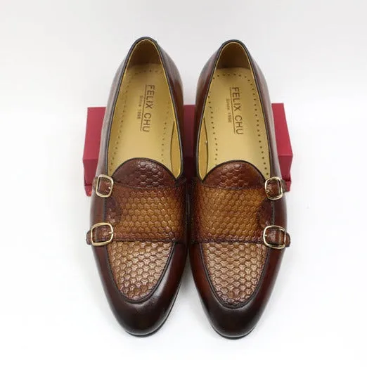 Suave Leather Monk Strap Wedding Loafers