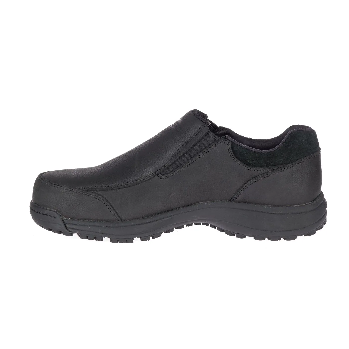 Sutton Moc Men's Steel-Toe Work Shoes Black