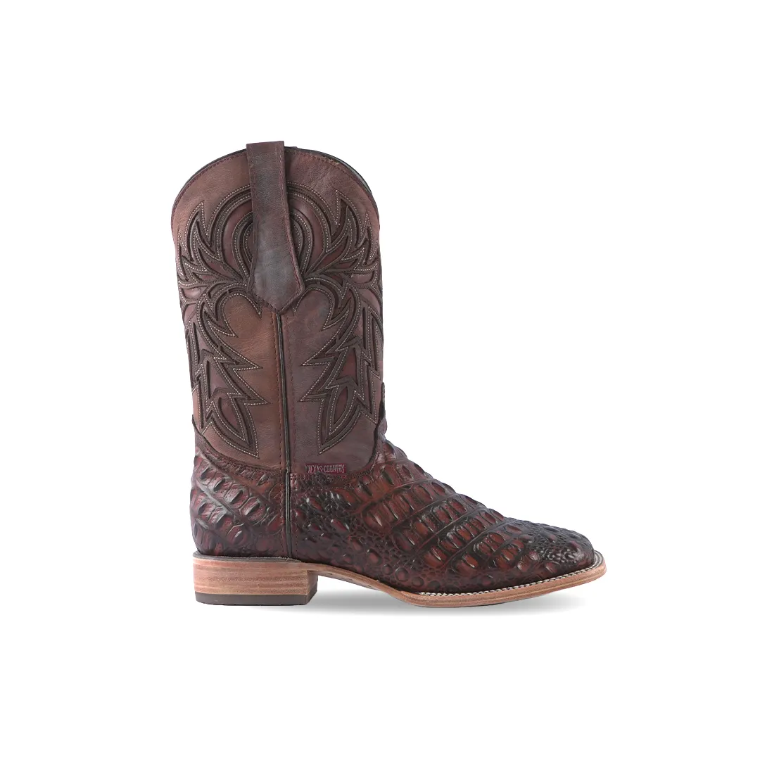 Texas Country Western Boot Lomo Flanco Fuscus Cogñac E689