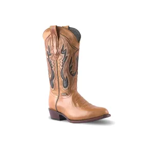 Texas Country Western Boot Savat Miel Oval Gris E902