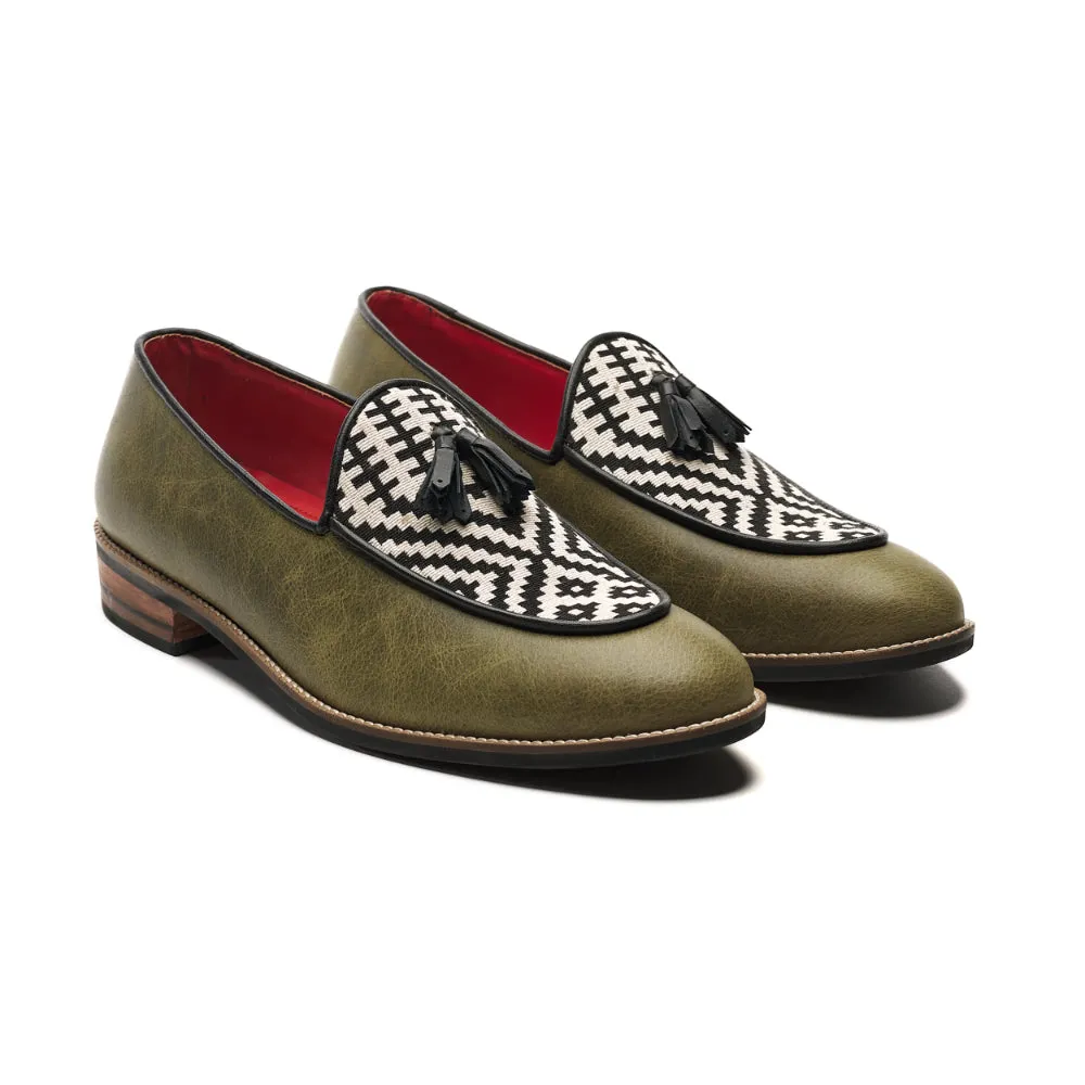 Texo Loafers Men – Olive