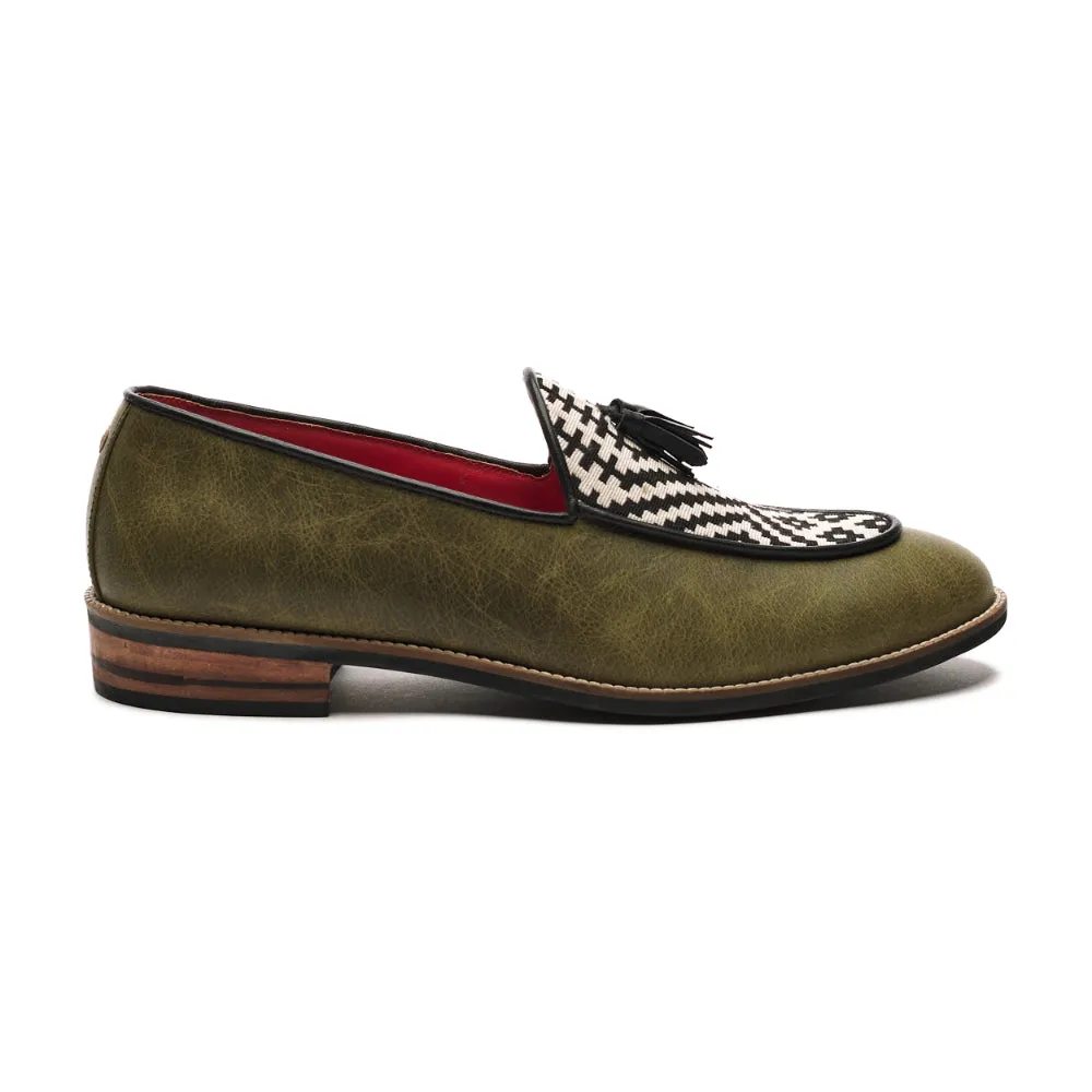 Texo Loafers Men – Olive