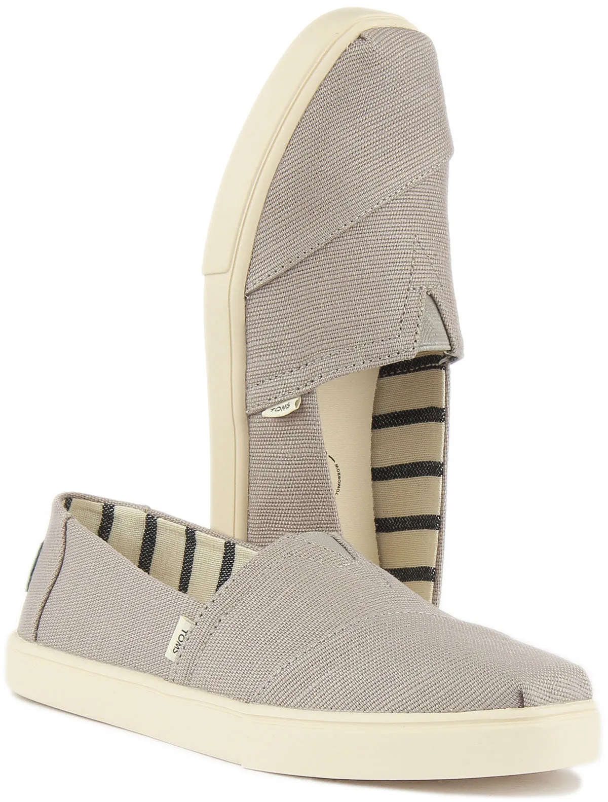 Toms Alpargata Cupsole Slip on In Light Grey For Women