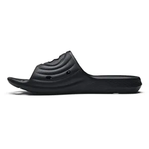 Under Armour mens Locker Iv Slide Sandal, Black Black White 001, 12 US