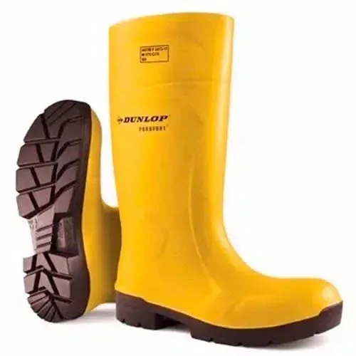 UNISEX DUNLOP YELLOW 16" SAFETY TOE RUBBER OG88121