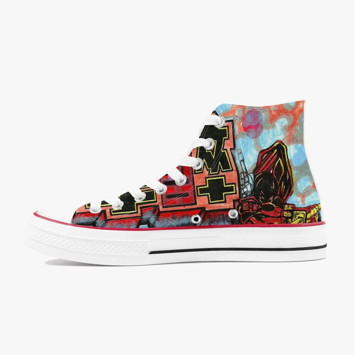 Urban High-Top Canvas Shoes