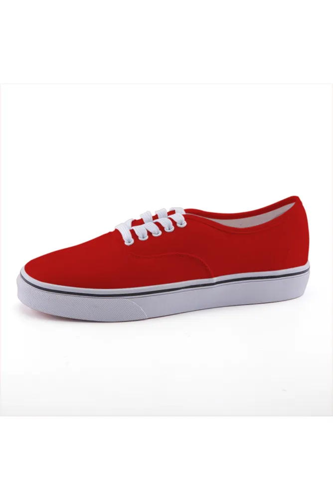 USA RED Low-top Canvas Shoes