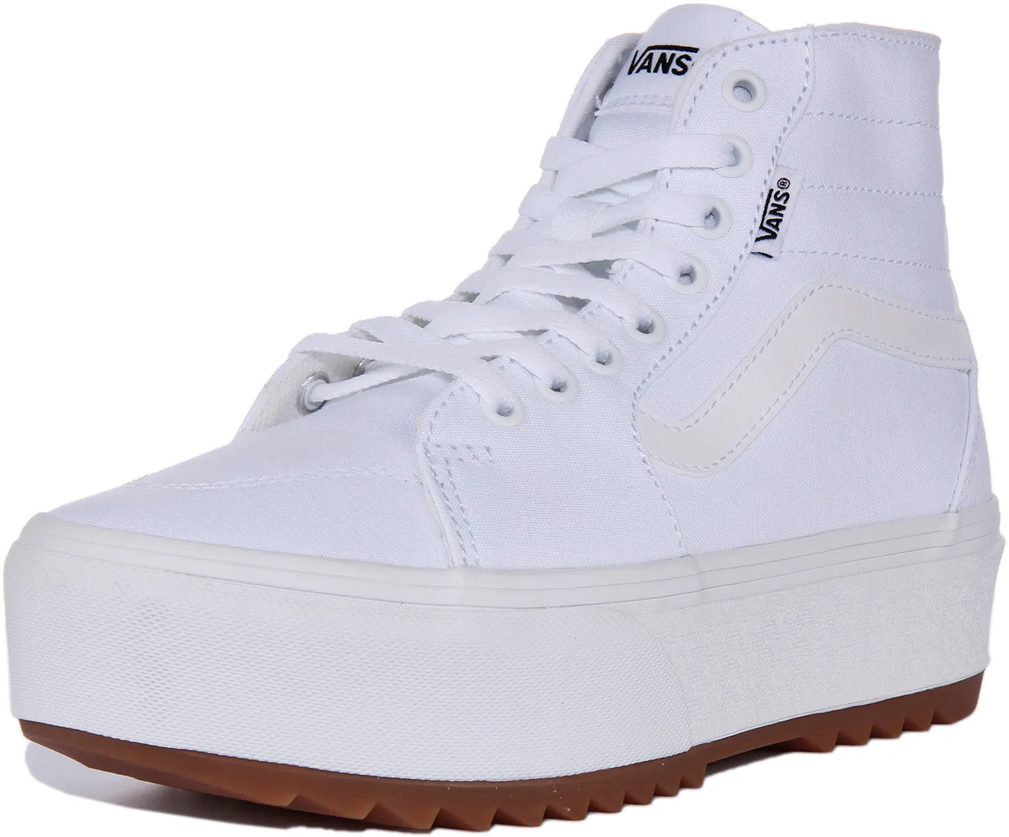 Vans Filmore Hi Platform In White For Women