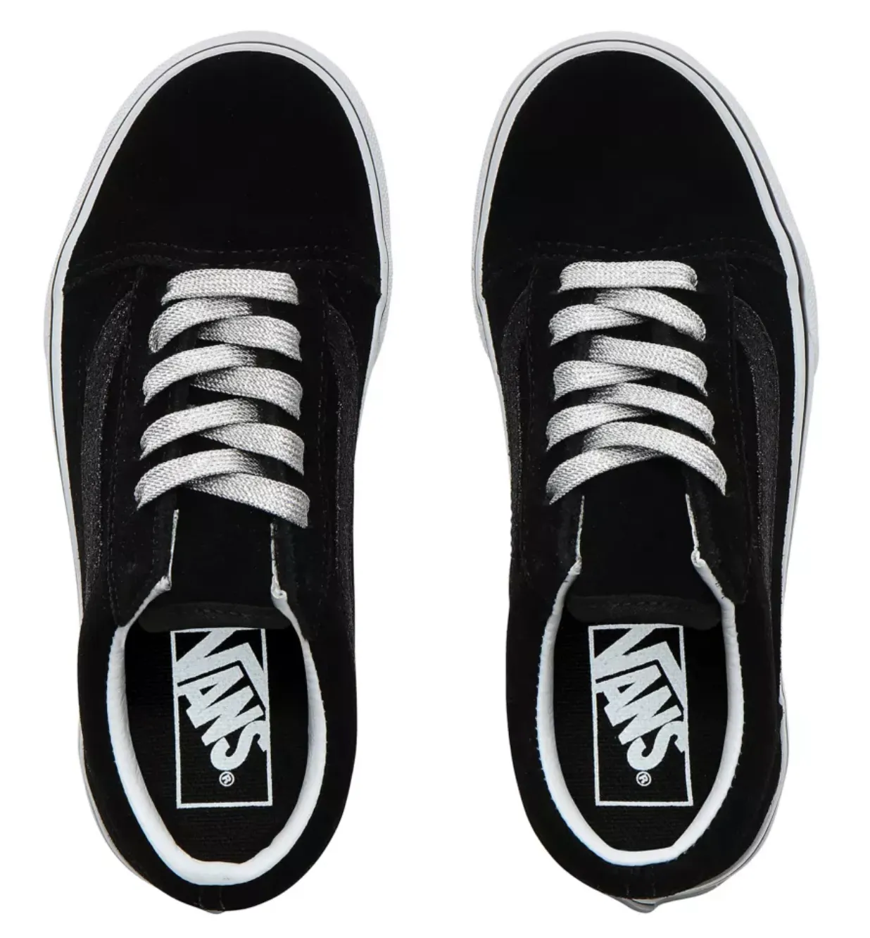 VANS Kids Old Skool Glitter Stripe - Black